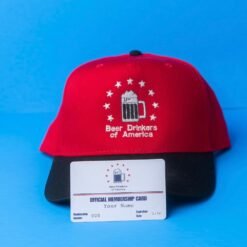 Red bdoa hat snapback