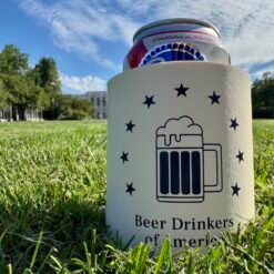 Beer Drinkers Of America Foam Koozie_Front Close