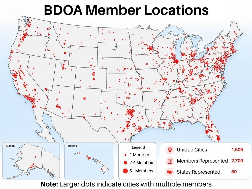 BDOA Member Locations_May 4