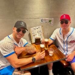 bdoa members_red and black bdoa hat