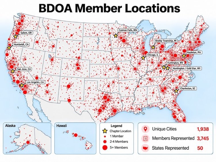Member and Chapter Location_BDOA