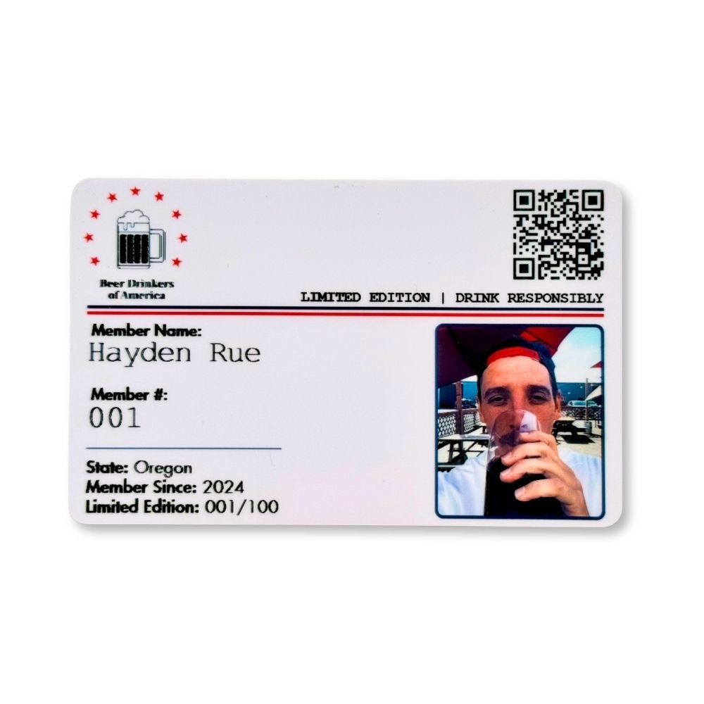 2026 Limited Edition Personalized Membership Card