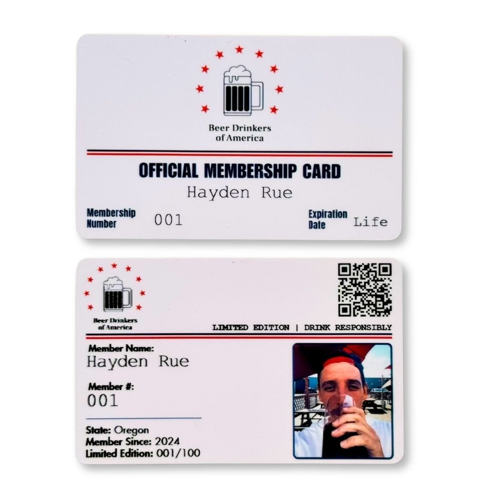 2026 Limited Edition Personalized Membership Card_both sides