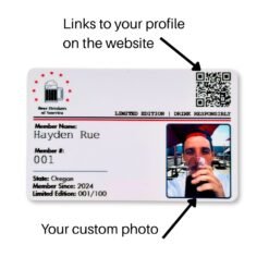 2026 Limited Edition Personalized Membership Card_with information