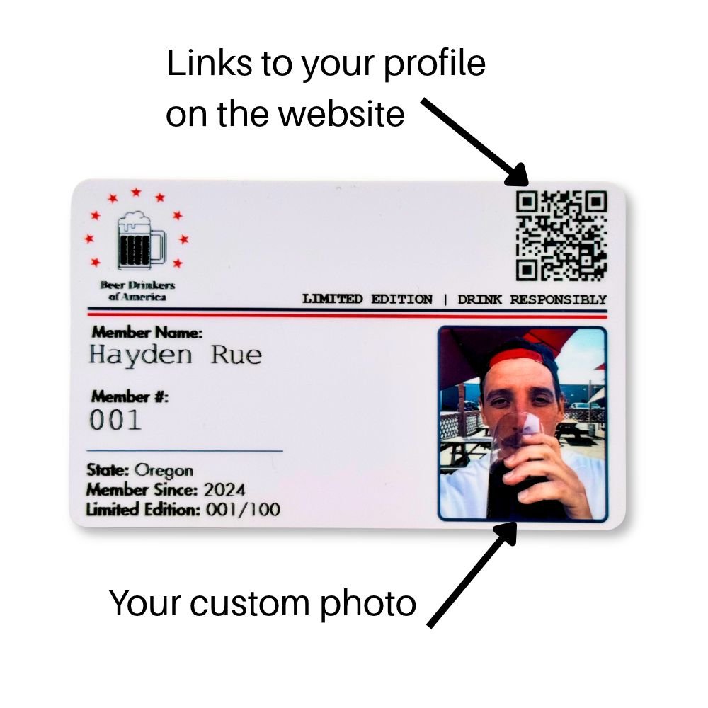2026 Limited Edition Personalized Membership Card_with information