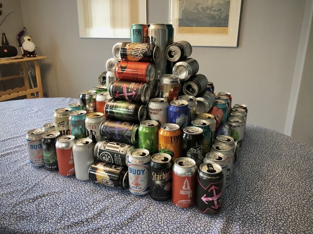 beer-can pyramid 4