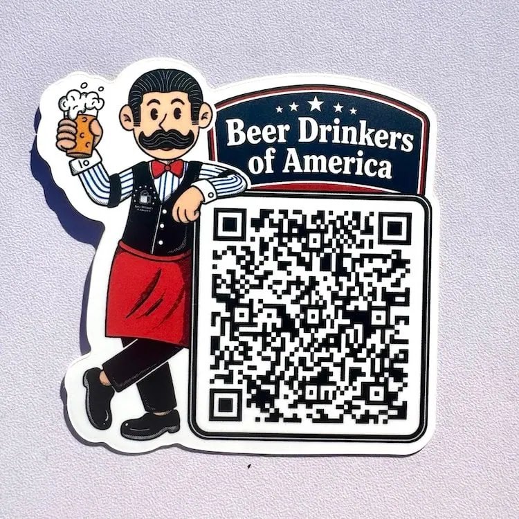 QR Sticker BDOA