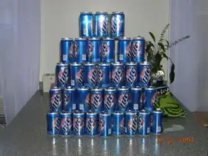 beer-can pyramid 1