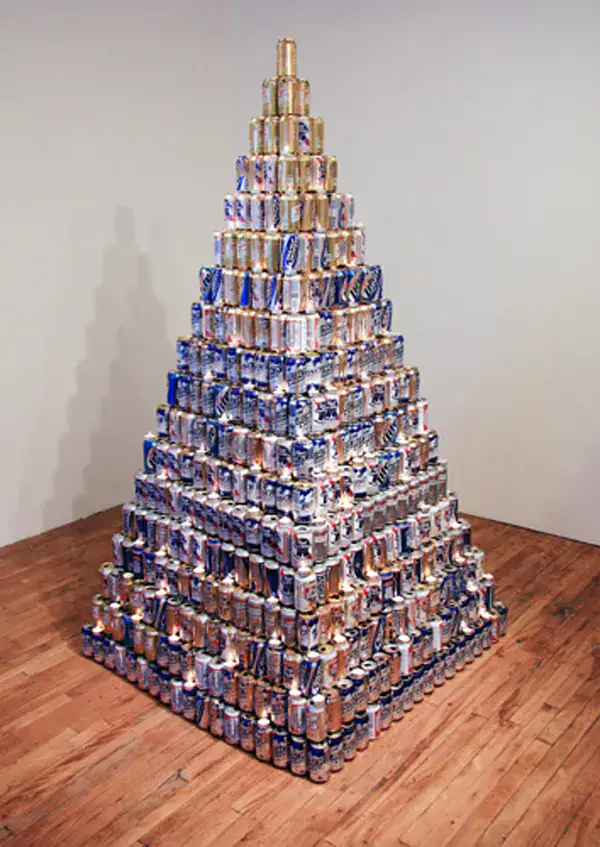 beer-can pyramid 2