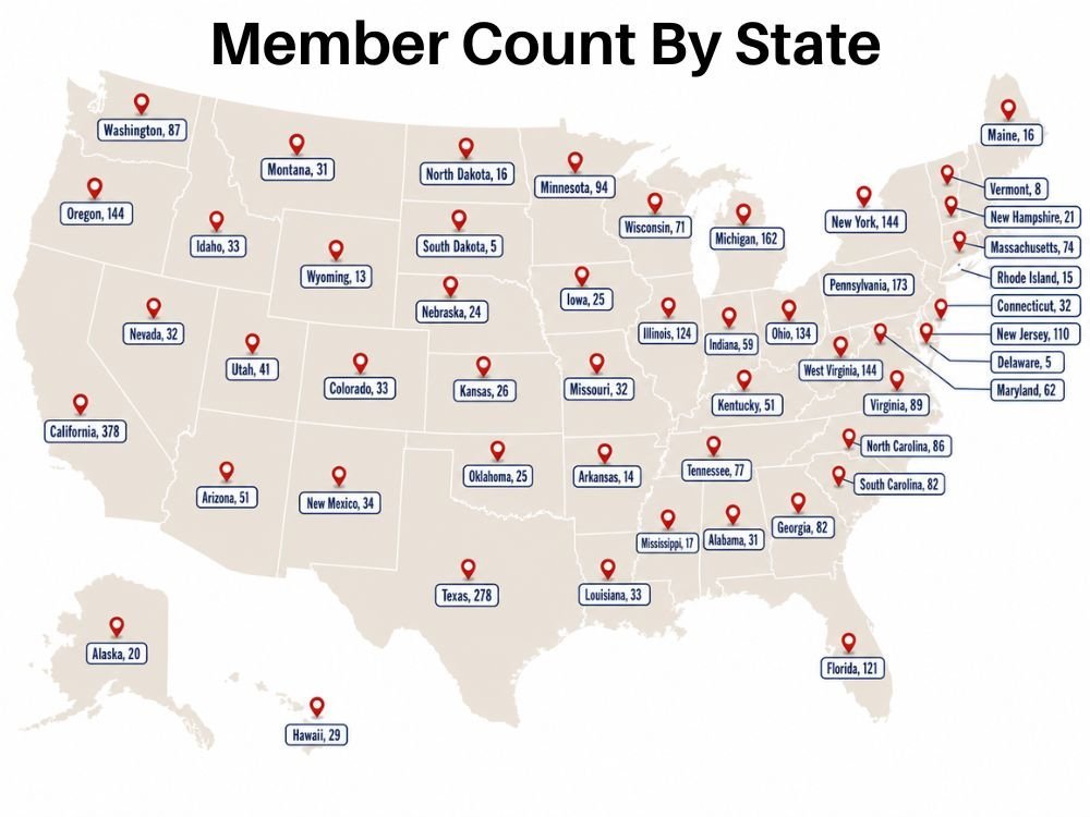 BDOA member count by state_Aug 10