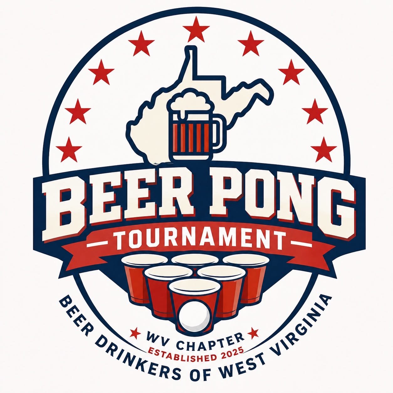 WV Beer Pong Tournament logo